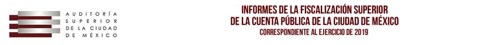 Informes de la Fiscalizacin Superior de la Cuenta Pblica de la Ciudad de Mxico correspondiente al Ejercicio de 2019