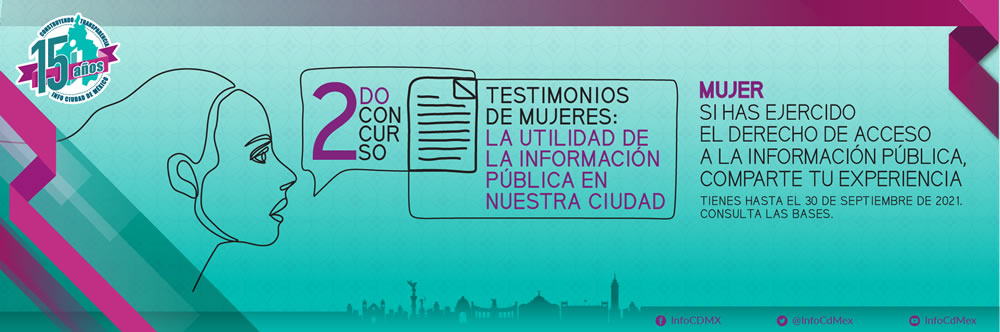 Segunda edición del concurso "Testimonios de mujeres: la utilidad de la información pública en nuestra ciudad"